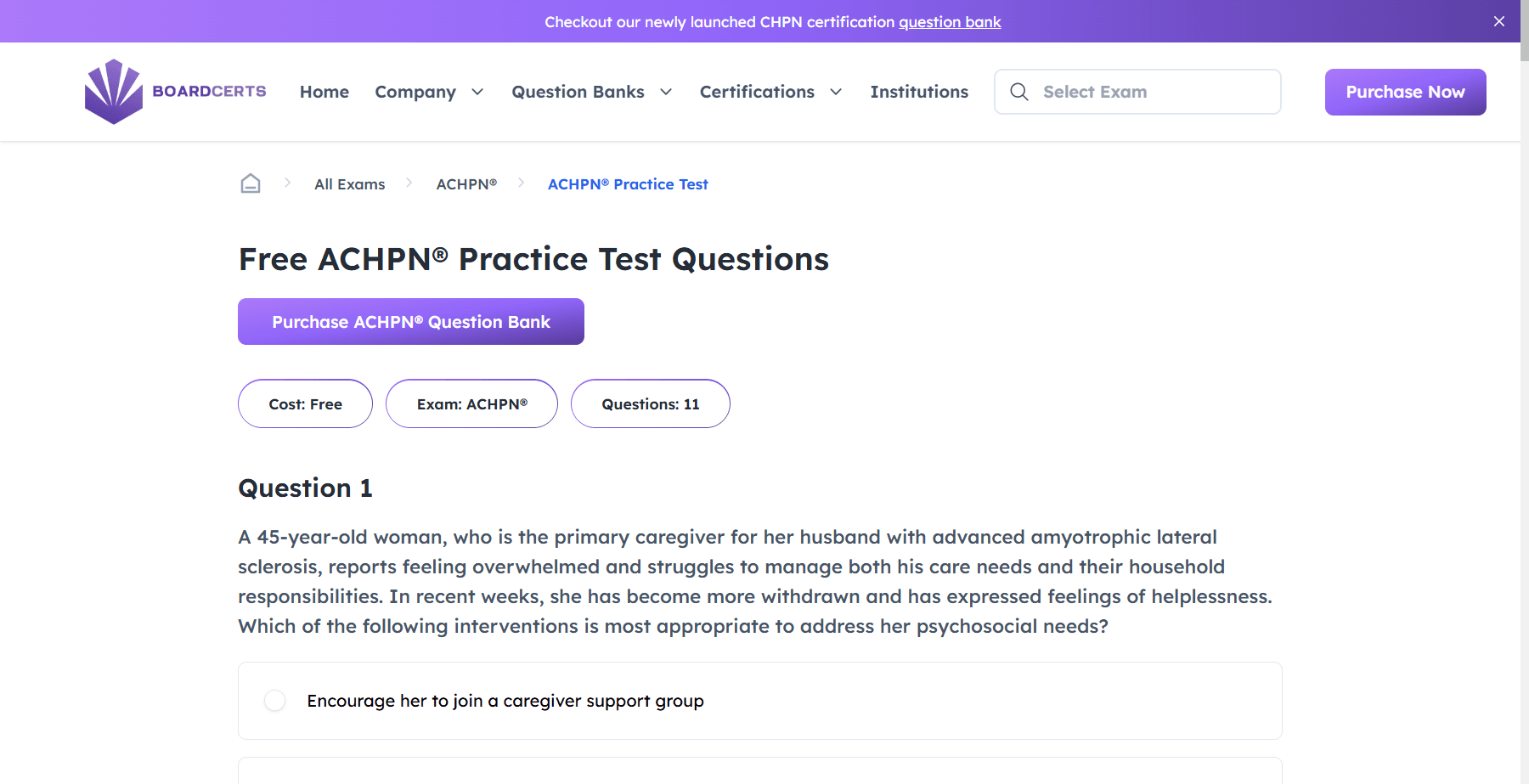 BoardCerts Home Page